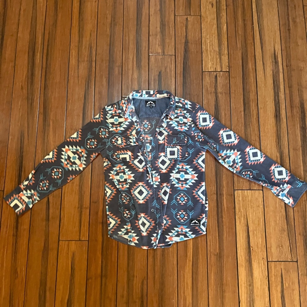 Massive Outdoor Aztec Fleece Mens medium